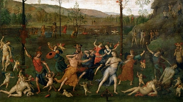 Battle Between Love & Chastity by Perugino