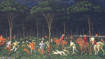 The Hunt by Uccello