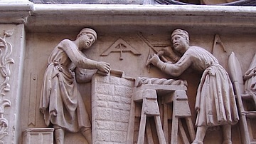 Renaissance Sculptor's Workshop Relief