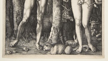 Adam & Eve Engraving by Dürer