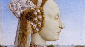 Battista Sforza by Piero della Francesca