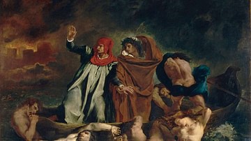 Dante and Virgil in Hell by Delacroix