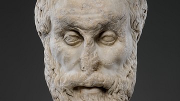 Marble Head of a Philosopher