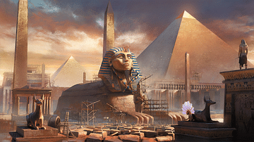 Great Sphinx & Great Pyramid of Giza (Artist's Impression)