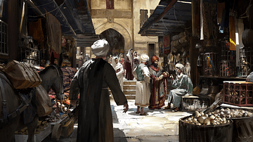 Market in Constantinople (Artist's Impression)