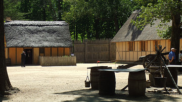 Jamestown Settlement - English Homes