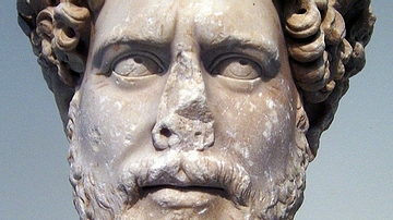 Portrait of Hadrian found in Athens