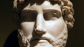 Colossal Marble Head of Hadrian from Sagalassos