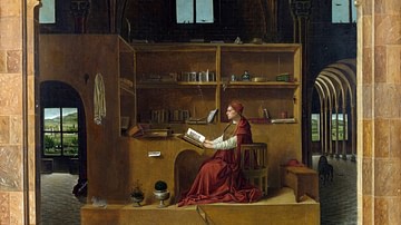 Saint Jerome in his Study by Antonello da Messina