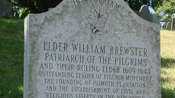 William Brewster Memorial Stone