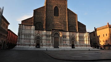 Facade of the Basilica San Petronio, Bologna