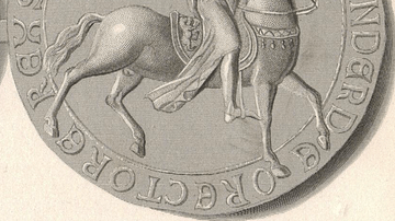 Reverse Side, Seal of Alexander II of Scotland