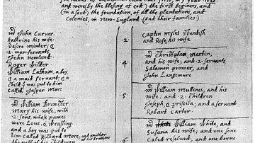 List of Mayflower Passengers by William Bradford