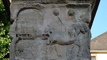 Relief Showing a Scene of Cloth Trade