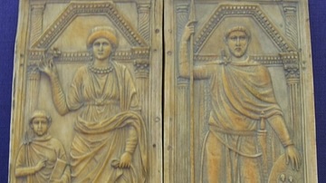 Stilicho with His Wife & Son