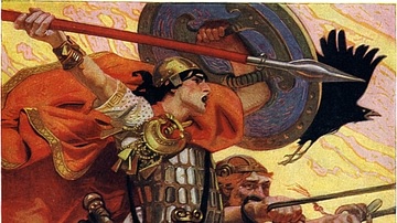 Cú Chulainn in his Chariot