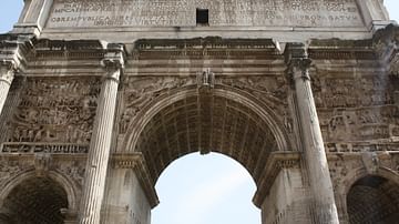 The Arch of Septimius Severus, Rome