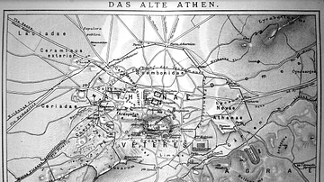 Map of Ancient Athens