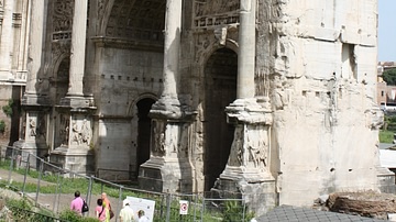 Arch of Septimius Severus, Rome [Side View]