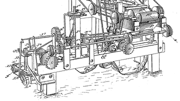 Bonsack's Cigarette Rolling Machine