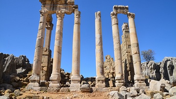 Temple of Zeus Beelgalasos, Faqra