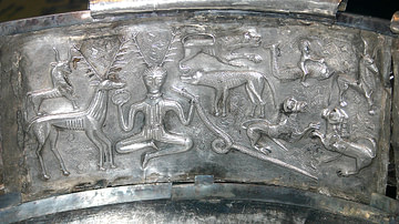 Horned-Figure Panel, Gundestrup Cauldron