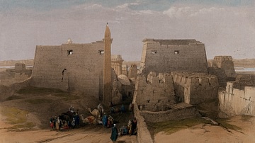 Entrance to the Temple at Luxor