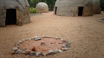 Reconstructed Powhatan Village