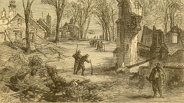 Ruins of Jamestown after Bacon's Rebellion