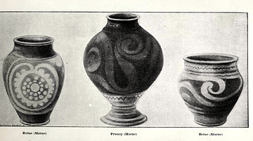 Celtic Pottery Vessels, Marne, France
