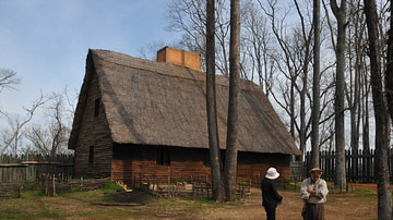 Reconstruction of a Colonist's Home, Henricus Colony