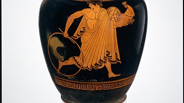 Ganymede Playing with a Hoop & Rooster
