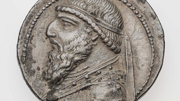 Tetradrachm of Mithridates II