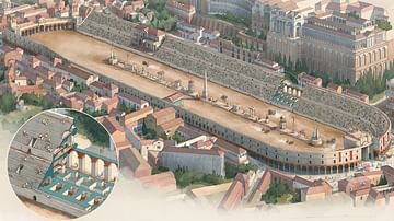 Illustration of Circus Maximus, Rome