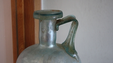 Roman Glass Bottle