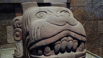 Sculpture of Xolotl, Mexico City
