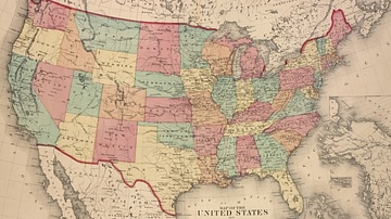 Map of the United States, 1874