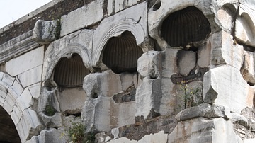 Detail, Arch of Janus, Rome