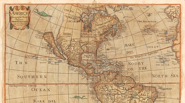 Map of the Americas, 1666 CE