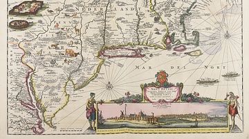 Map of New Netherland