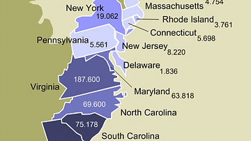 Enslaved Population of the 13 Colonies