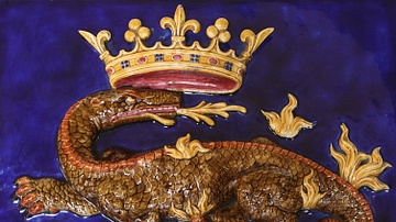 Crown & Salamander Symbol of Francis I of France