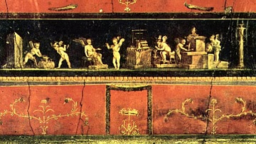 Cupid Frieze, House of the Vettii, Pompeii
