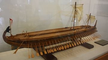 Greek Trireme Model