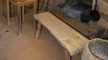 Slave Cabin Interior, Mount Vernon