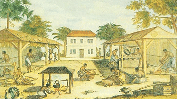 La vida de los esclavos africanos en la América colonial británica