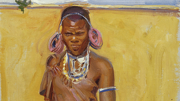 A Kikuyu Woman by Gallen-Kallela