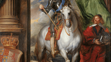 Charles I on Horseback by Anthony Van Dyck