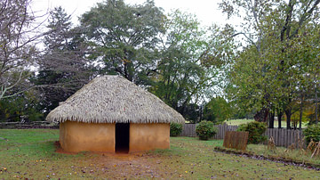 Recreated House at Etowah Mounds