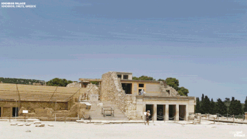 Knossos Palace, Crete - Reconstruction